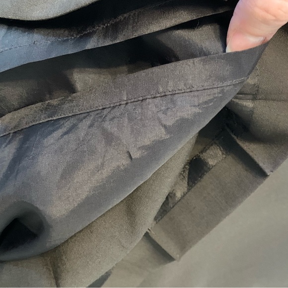 Ann Taylor Loft (size 16) Brown, Pleated, Lined Pencil Skirt - Picture 6 of 9